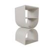 Nextstep D End Table White