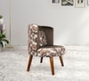 Easy Chair with Cushion in Brown Color