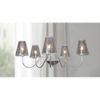 Yearby 5-Light Sputnik Glass Shade chandelier
