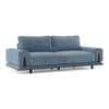 Barcelona Essential 3 Seater Fabric Sofa In Ocean Weave