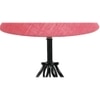 Paige Pink Jute Table lamp with Iron Base