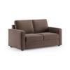 Apollo Compact Sofa (Colour : Daschund Brown, Cushion : Hard, Back Type : Regular, Seater : 2+1+1)