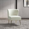 Rabel Accent Chair in white Colour