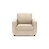 Apollo 1 Seater Fabric Sofa in Pearl Colour