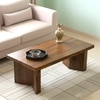 Kassel Sheesham Wood Coffee Table In Teak Finish