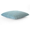 Square Check Blue Daisy Knitted Cushion Cover  16X16 Inches