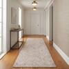 Neulooms Handloom Knotted Reversible Flatweave Runner Rug Wheat or Ivory 3x10