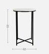 Round Metal Side Table in Gold Colour