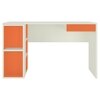 Astra Kids Study Desk with Open Shelves and Drawer in Light Orange Colour