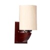 Devansh Solid Wood Electric Wall Light in off-white Colour with off-white Shade Count of 1 Light
