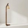 Charles Beige Jute Floor Lamp with Beige Jute Base