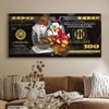 Paintingmantra Scrooge McDuck Money Theme Canvas Wall Painting 22x46 Inch