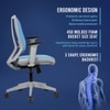 Regalia Mid Back Mesh Office Chair in Grey Colour
