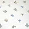Eon White Floral 400 TC Cotton Flat Single Size Bedsheet with 2 Pillow Covers – Threads
