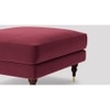 Charlbury Ottoman Color in Maroon