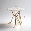 Metal Side Table in Gold Colour