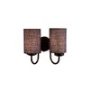Sharman Blue Natural Fiber Wall Light