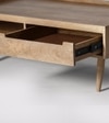 Wulk Solid Wood Coffee Table In  Natural Finish
