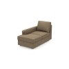 Apollo Sofa (Colour : Dune, Cushion : Hard, Back Type : Regular, Seating Capacity : Left Aligned 2 Seater + Left Aligned Chaise + Ottoman)