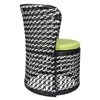 Brisbane Wicker Table And Chair Set Black And White Finish
