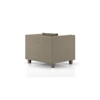 Windsor Premium 1 Seater Fabric Sofa in Mist Brown Colour