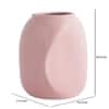 Solid Ceramic Vase in Pink Colour