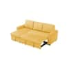 Lucas  Pull Out Sofa cum Bed  in Orange Colour