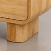 Roswell Solid Wood Chest Of 6 Drawers In Natural White Wash Finish