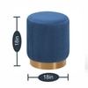 Blissful Blue Pouf
