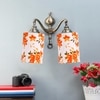 Devansh Metal Electric Wall Light in Multi Colour with Multi Shade Count of 2 Lights