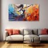 The Castle Decor Dance Art Wall Painting Wooden Framed Digital Painting 27x48 Inch (Style 2)