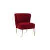 Ruba Accent Chair in Maroon Colour