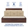 Japa Engineered Wood Queen  Size Bed With Box Storage (Walnut Finish)