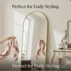 The Artment Vista Gold Arch Frame Unbreakable Floor Mirror For Home (150 X 40 CM)