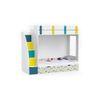 Pinwheels Bunk Bed with Storage in Oak Colour BKBB046