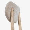 Dune Solid Wood Dining Chair in Grey Colour