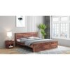 Stainfleld Sheesham Wood King Size Bed Non Storage Bed Provincial Teak Finish (72 x 78 inches)