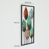 W-Kinjal Abstract Metal Wall Decor in Multicolor Set of 1