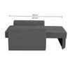 Barato  Pull Out Sofa cum Bed  in Dark Grey Colour