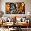 The Castle Decor Krishna Flute Wall Art Set of 5 27x48 Inch (Style 1)