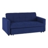 Medas 3 Seater Pull Out Sofa cum Bed  in Navy Blue Colour