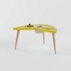 Boomerang Table Storage - Yellow