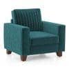 Apollo Neo 1 Seater Fabric Sofa in Malibu Colour (Back Height : Regular, Cushion Type : Hard)