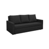 Akron 3 Seater Pull Out Sofa cum Bed  in Black Colour