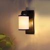 Devansh Solid Wood Electric Wall Light in Brown Colour with Multi Shade Count of 1 Light