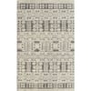 Jaipur Rugs Traditional Wool 5x8 Feet White And Charcoal Hand Knotted Rug Carpet