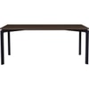 Scandinavian Navid Dining Table Brown Walnut Finish