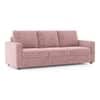 Apollo 3 Seater Fabric Sofa in Desert Rose Colour