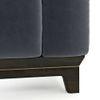 Taarkashi 3 Seater Fabric Sofa (Marengo Grey Velvet)