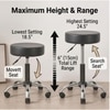 Zen Solid Wood Bar Stool (White Boucle Colour)